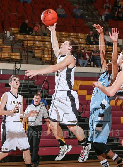 Thumbnail 3 in Bellevue vs. New Way Christian Academy (Fantasy of Lights Tournament) photogallery.