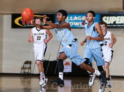 Thumbnail 1 in Bellevue vs. New Way Christian Academy (Fantasy of Lights Tournament) photogallery.