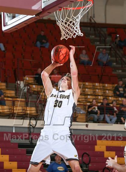 Thumbnail 1 in Bellevue vs. New Way Christian Academy (Fantasy of Lights Tournament) photogallery.