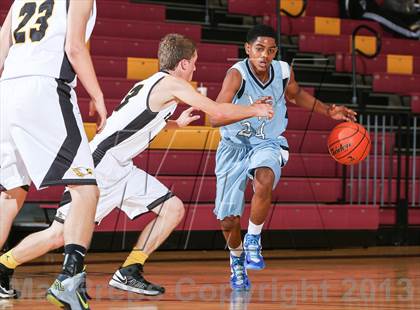 Thumbnail 3 in Bellevue vs. New Way Christian Academy (Fantasy of Lights Tournament) photogallery.