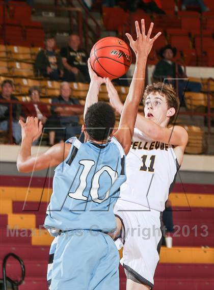 Thumbnail 3 in Bellevue vs. New Way Christian Academy (Fantasy of Lights Tournament) photogallery.