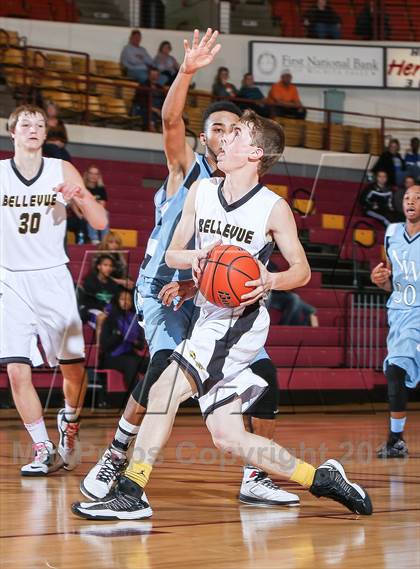 Thumbnail 2 in Bellevue vs. New Way Christian Academy (Fantasy of Lights Tournament) photogallery.