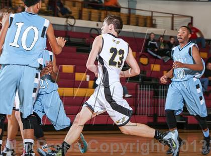 Thumbnail 2 in Bellevue vs. New Way Christian Academy (Fantasy of Lights Tournament) photogallery.