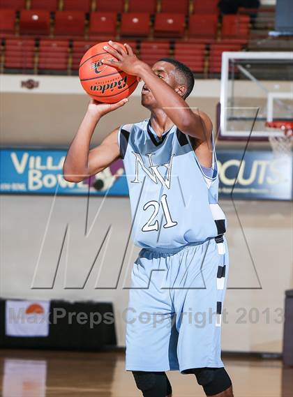 Thumbnail 3 in Bellevue vs. New Way Christian Academy (Fantasy of Lights Tournament) photogallery.