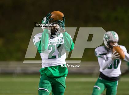 Thumbnail 1 in Zebulon B. Vance vs. Myers Park (NCHSAA Regional round) photogallery.