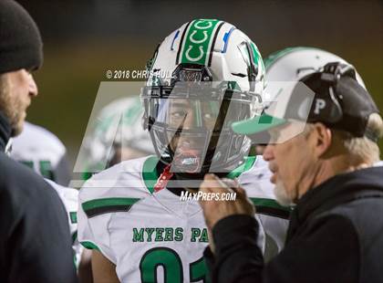 Thumbnail 2 in Zebulon B. Vance vs. Myers Park (NCHSAA Regional round) photogallery.
