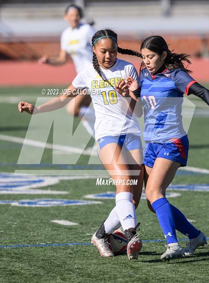 Thumbnail 2 in Clemens vs Hays (NEISD Soccer Tournament) photogallery.