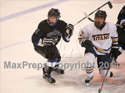 Thumbnail 1 in Webster Thomas vs. Brockport (Section 5 Division II Final) photogallery.