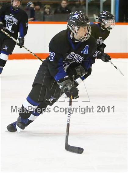 Thumbnail 1 in Webster Thomas vs. Brockport (Section 5 Division II Final) photogallery.