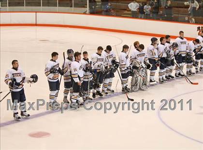 Thumbnail 1 in Webster Thomas vs. Brockport (Section 5 Division II Final) photogallery.