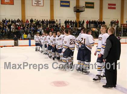 Thumbnail 3 in Webster Thomas vs. Brockport (Section 5 Division II Final) photogallery.