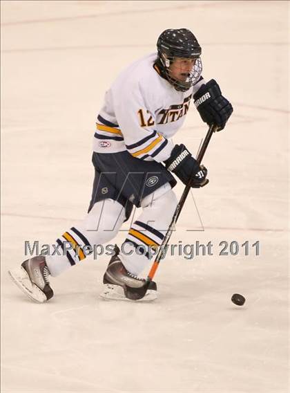 Thumbnail 1 in Webster Thomas vs. Brockport (Section 5 Division II Final) photogallery.
