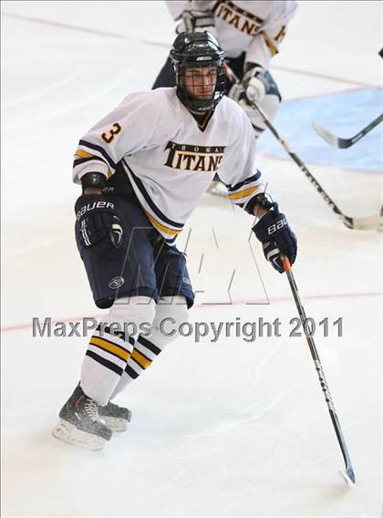 Thumbnail 3 in Webster Thomas vs. Brockport (Section 5 Division II Final) photogallery.