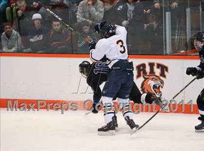 Thumbnail 1 in Webster Thomas vs. Brockport (Section 5 Division II Final) photogallery.
