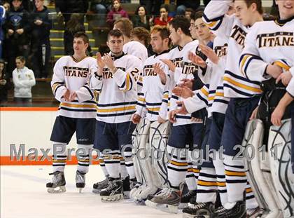 Thumbnail 1 in Webster Thomas vs. Brockport (Section 5 Division II Final) photogallery.