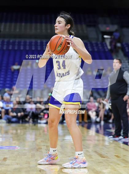Thumbnail 2 in Lipan vs. Gruver (UIL 2A Basketball State Final) photogallery.