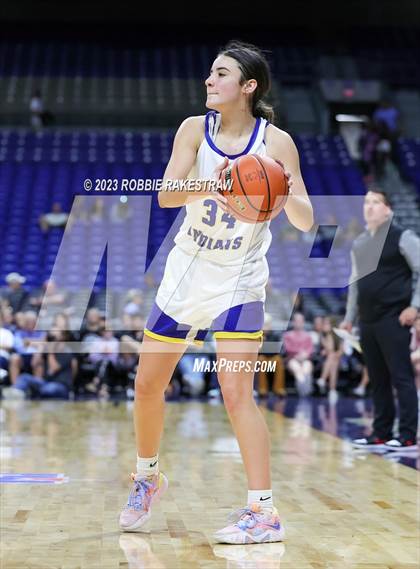 Thumbnail 3 in Lipan vs. Gruver (UIL 2A Basketball State Final) photogallery.