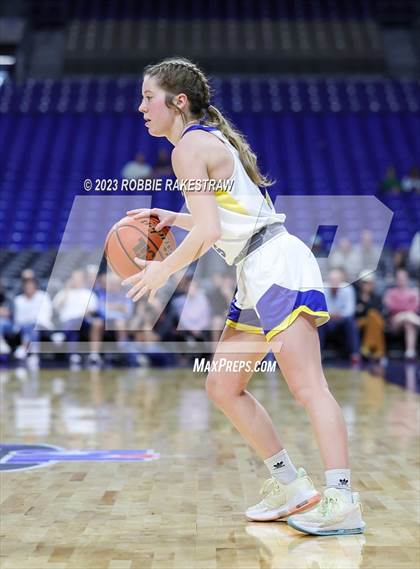 Thumbnail 1 in Lipan vs. Gruver (UIL 2A Basketball State Final) photogallery.