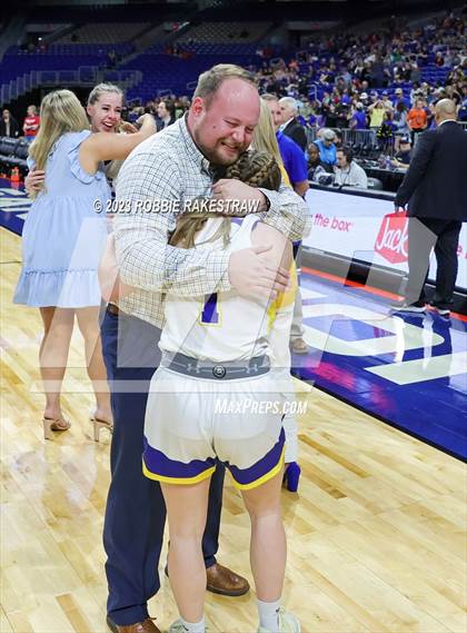 Thumbnail 1 in Lipan vs. Gruver (UIL 2A Basketball State Final) photogallery.