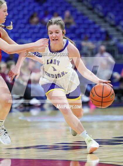 Thumbnail 3 in Lipan vs. Gruver (UIL 2A Basketball State Final) photogallery.