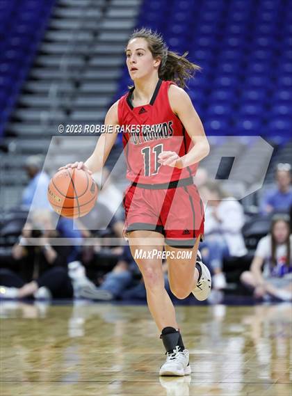 Thumbnail 1 in Lipan vs. Gruver (UIL 2A Basketball State Final) photogallery.
