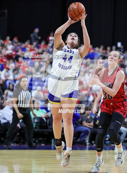 Thumbnail 3 in Lipan vs. Gruver (UIL 2A Basketball State Final) photogallery.
