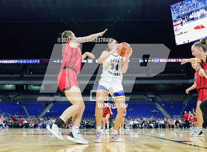 Thumbnail 3 in Lipan vs. Gruver (UIL 2A Basketball State Final) photogallery.
