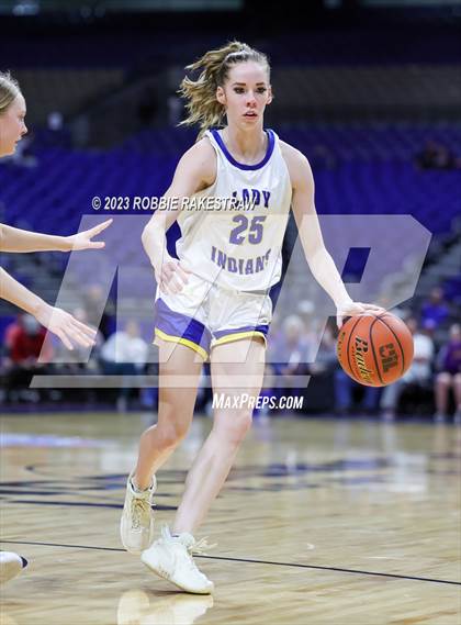 Thumbnail 1 in Lipan vs. Gruver (UIL 2A Basketball State Final) photogallery.