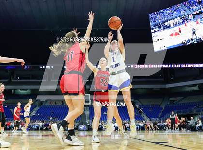 Thumbnail 2 in Lipan vs. Gruver (UIL 2A Basketball State Final) photogallery.