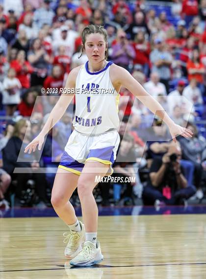 Thumbnail 2 in Lipan vs. Gruver (UIL 2A Basketball State Final) photogallery.