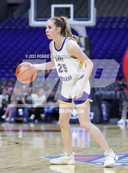 Thumbnail 3 in Lipan vs. Gruver (UIL 2A Basketball State Final) photogallery.