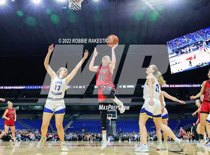 Thumbnail 3 in Lipan vs. Gruver (UIL 2A Basketball State Final) photogallery.