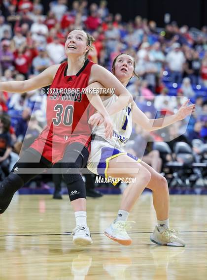 Thumbnail 1 in Lipan vs. Gruver (UIL 2A Basketball State Final) photogallery.