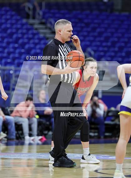 Thumbnail 3 in Lipan vs. Gruver (UIL 2A Basketball State Final) photogallery.