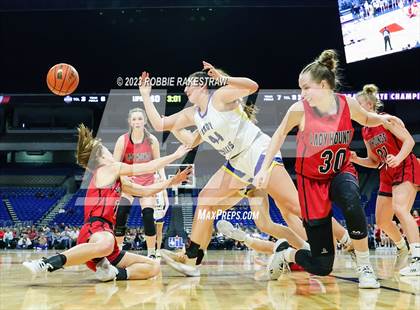Thumbnail 2 in Lipan vs. Gruver (UIL 2A Basketball State Final) photogallery.