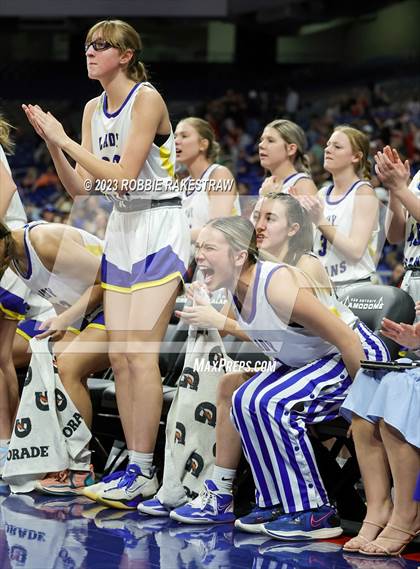 Thumbnail 2 in Lipan vs. Gruver (UIL 2A Basketball State Final) photogallery.