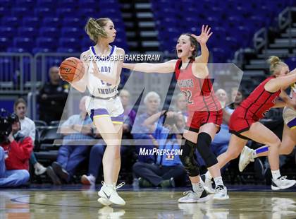 Thumbnail 3 in Lipan vs. Gruver (UIL 2A Basketball State Final) photogallery.