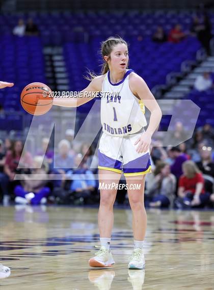 Thumbnail 1 in Lipan vs. Gruver (UIL 2A Basketball State Final) photogallery.
