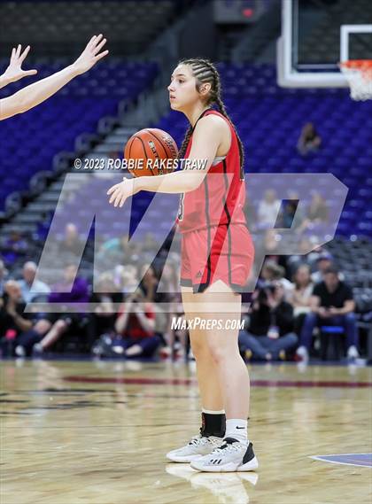 Thumbnail 1 in Lipan vs. Gruver (UIL 2A Basketball State Final) photogallery.