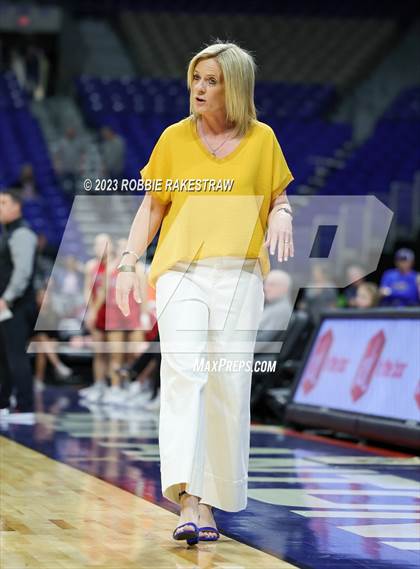 Thumbnail 3 in Lipan vs. Gruver (UIL 2A Basketball State Final) photogallery.
