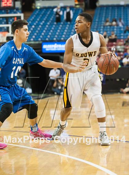 Thumbnail 2 in Bishop O'Dowd vs. Capital Christian (CIF NorCal Regional Open Division Final) photogallery.