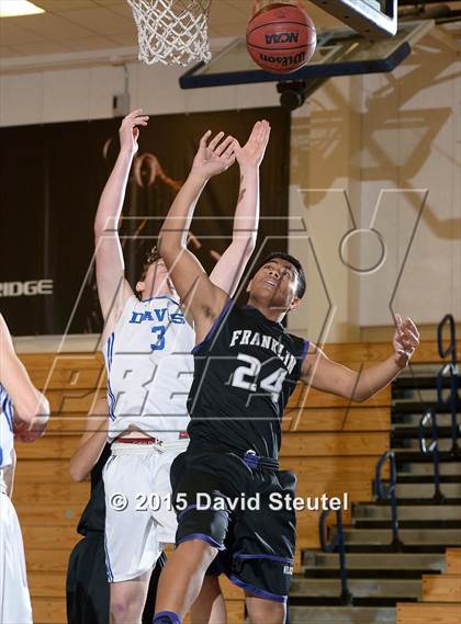 Thumbnail 2 in Franklin vs. Davis (Trojan Toss-Up) photogallery.