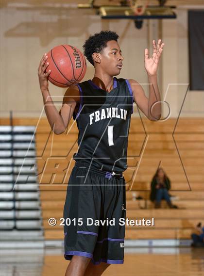 Thumbnail 2 in Franklin vs. Davis (Trojan Toss-Up) photogallery.