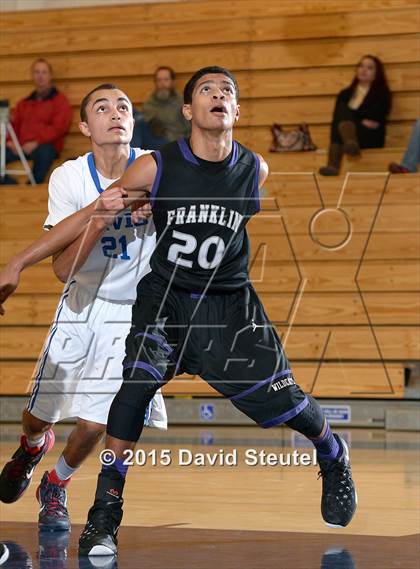 Thumbnail 2 in Franklin vs. Davis (Trojan Toss-Up) photogallery.