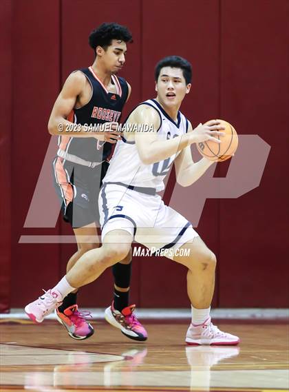 Thumbnail 1 in Roosevelt vs San Gabriel academy (So Cal Showdown) photogallery.