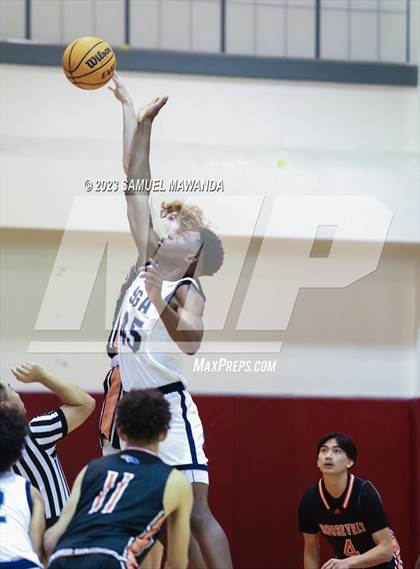 Thumbnail 1 in Roosevelt vs San Gabriel academy (So Cal Showdown) photogallery.