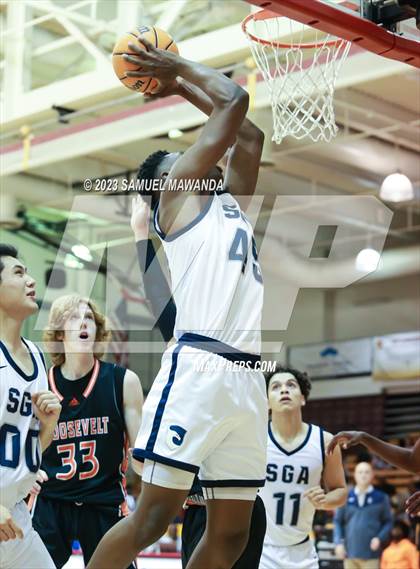 Thumbnail 1 in Roosevelt vs San Gabriel academy (So Cal Showdown) photogallery.