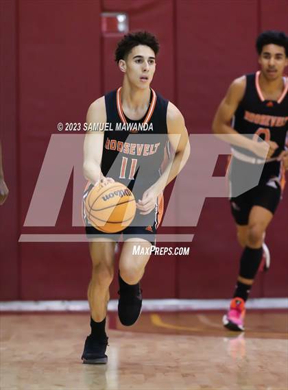 Thumbnail 1 in Roosevelt vs San Gabriel academy (So Cal Showdown) photogallery.