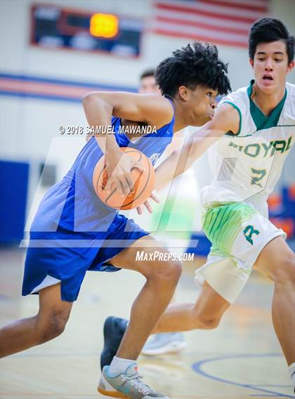 Thumbnail 1 in North Hollywood vs Royal (4th Annual West Valley Thanksgiving Tip-Off Classic) photogallery.