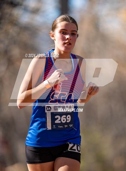 Thumbnail 2 in CHSAA 2A Cross Country Final photogallery.